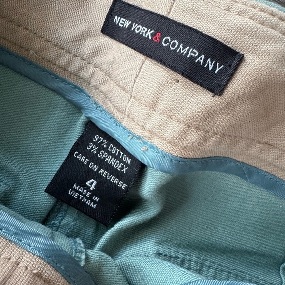 NWT Deadstock New York & Company Belted Bootcut Pants size 4 - Picture 9 of 14